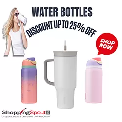 Sip & Save Water Bottles Up to 25% Off